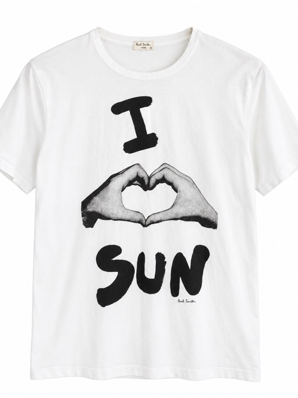 Paul Smith White Graphic 'I Heart Sun' Short Sleeve Tee